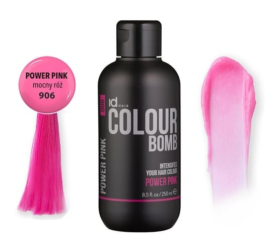 

Мл - 906 кондиционер-краситель с кератином и витамином B5 Color Bomb - Strong Pink 250, Colour Bomb