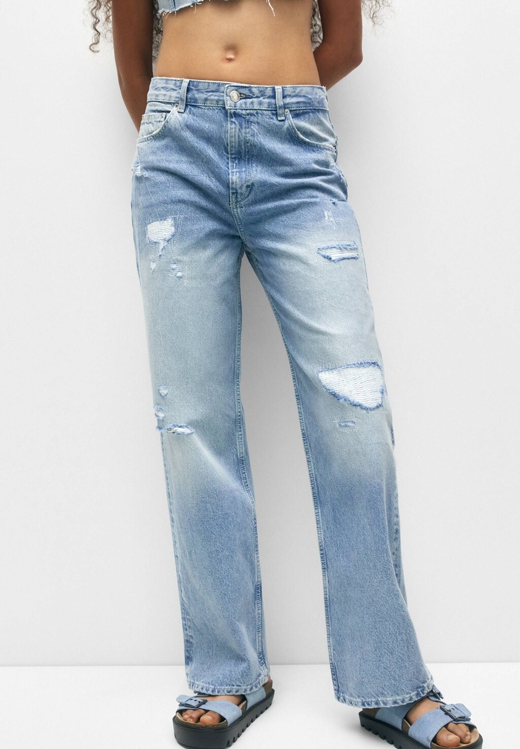 

Джинсы прямого кроя PULL&BEAR