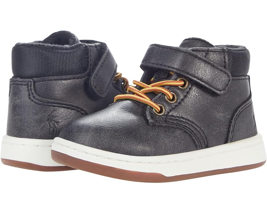 

Кроссовки Polo Ralph Lauren Court Sneaker Boot, цвет Black Burnished