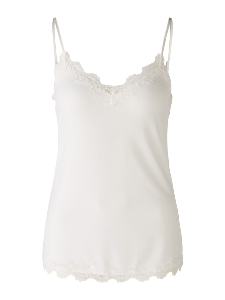 

Топ Oui elastischer Jersey, цвет cloud dancer