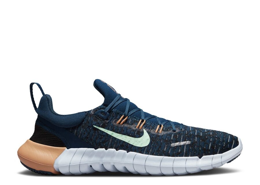 

Кроссовки Nike Wmns Free Run 5.0 Next Nature, цвет Valerian Blue Orange Trance