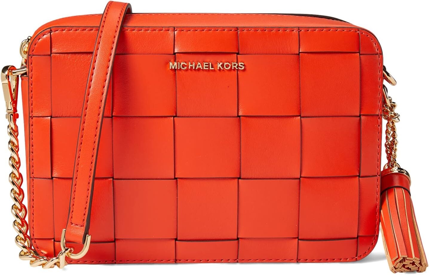 

Средняя сумка для фотоаппарата Jet Set MICHAEL Michael Kors, цвет Optic Orange