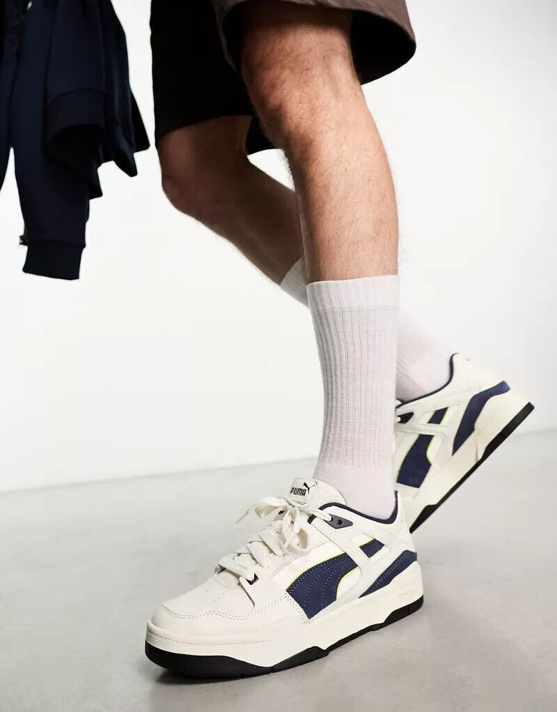 

Бело-темно-синие кроссовки PUMA Slip Stream Off