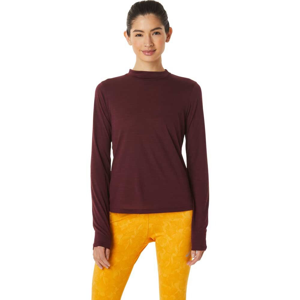 

Лонгслив Asics Runkoyo Mock Neck, оранжевый