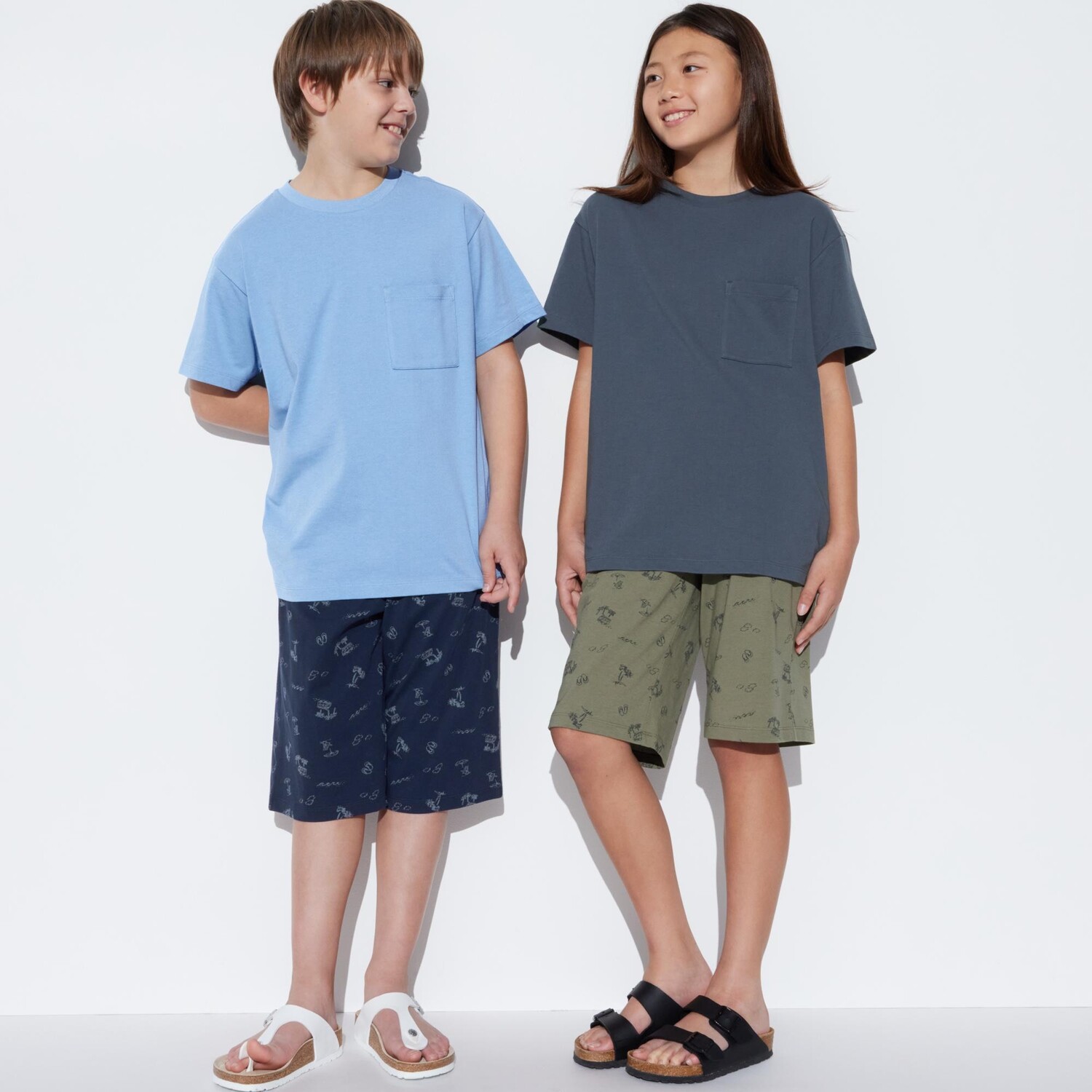 

Комплект UNIQLO AIRism из смесового хлопка, синий