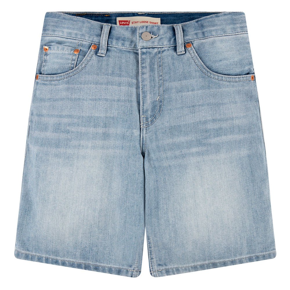 Джинсовые шорты Levi´s Stay Loose Regular Waist, синий джинсовые шорты levi´s mini mom regular waist синий