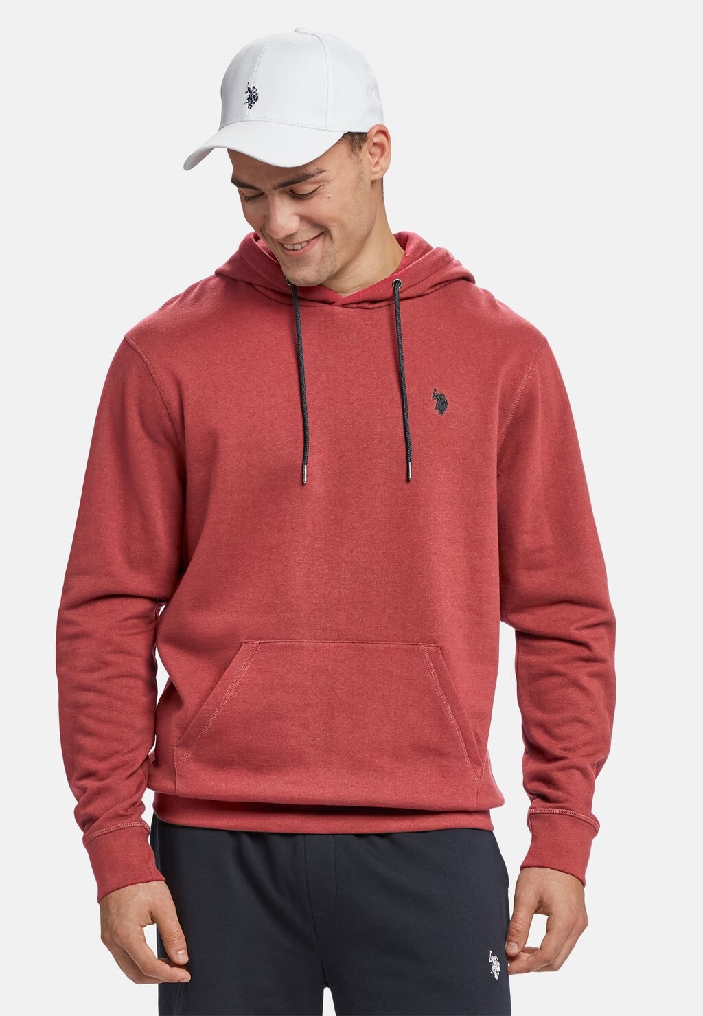 

Толстовка BRAYDEN U.S. Polo Assn., цвет mineral red