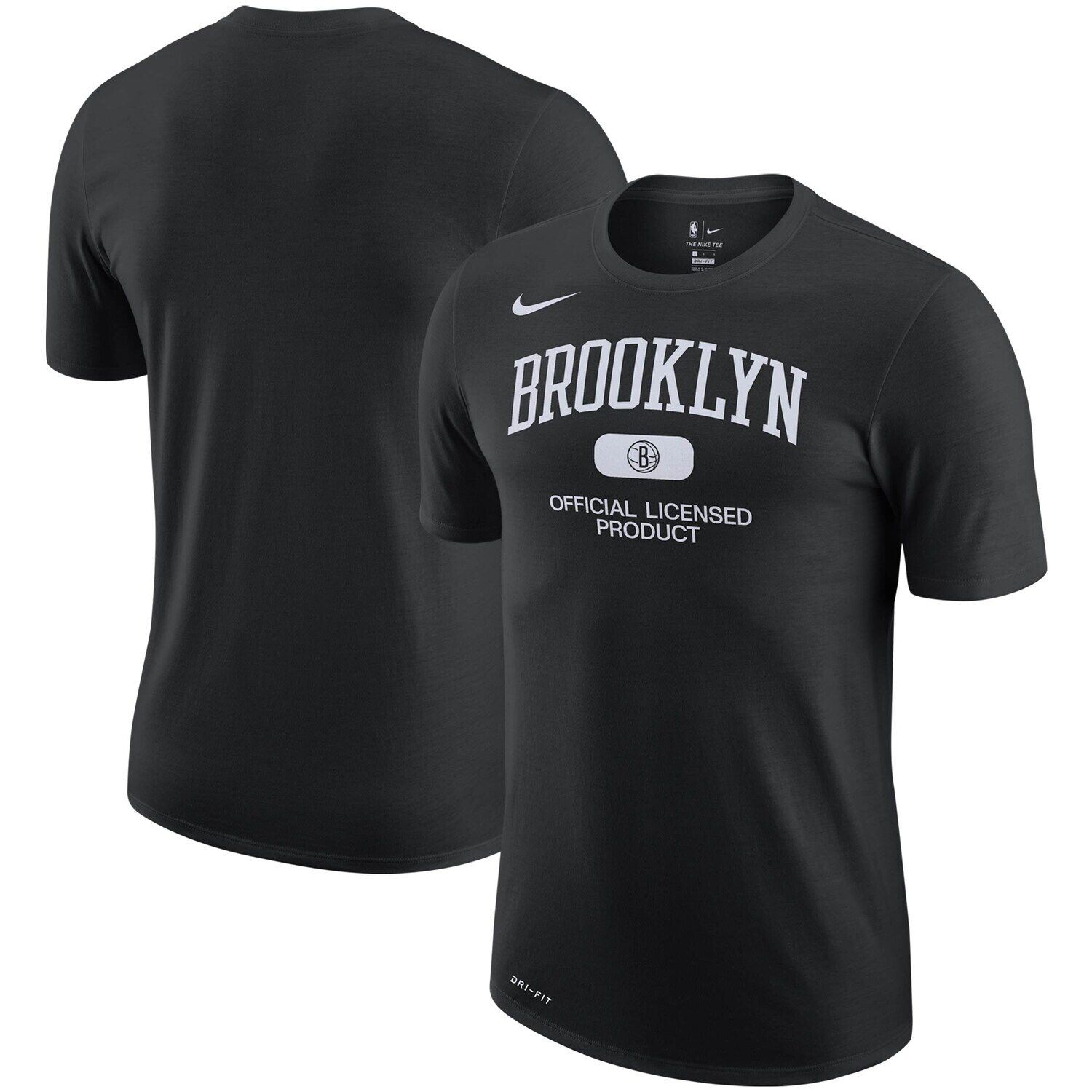 

Мужская черная футболка Nike Brooklyn Nets Essential Heritage Performance
