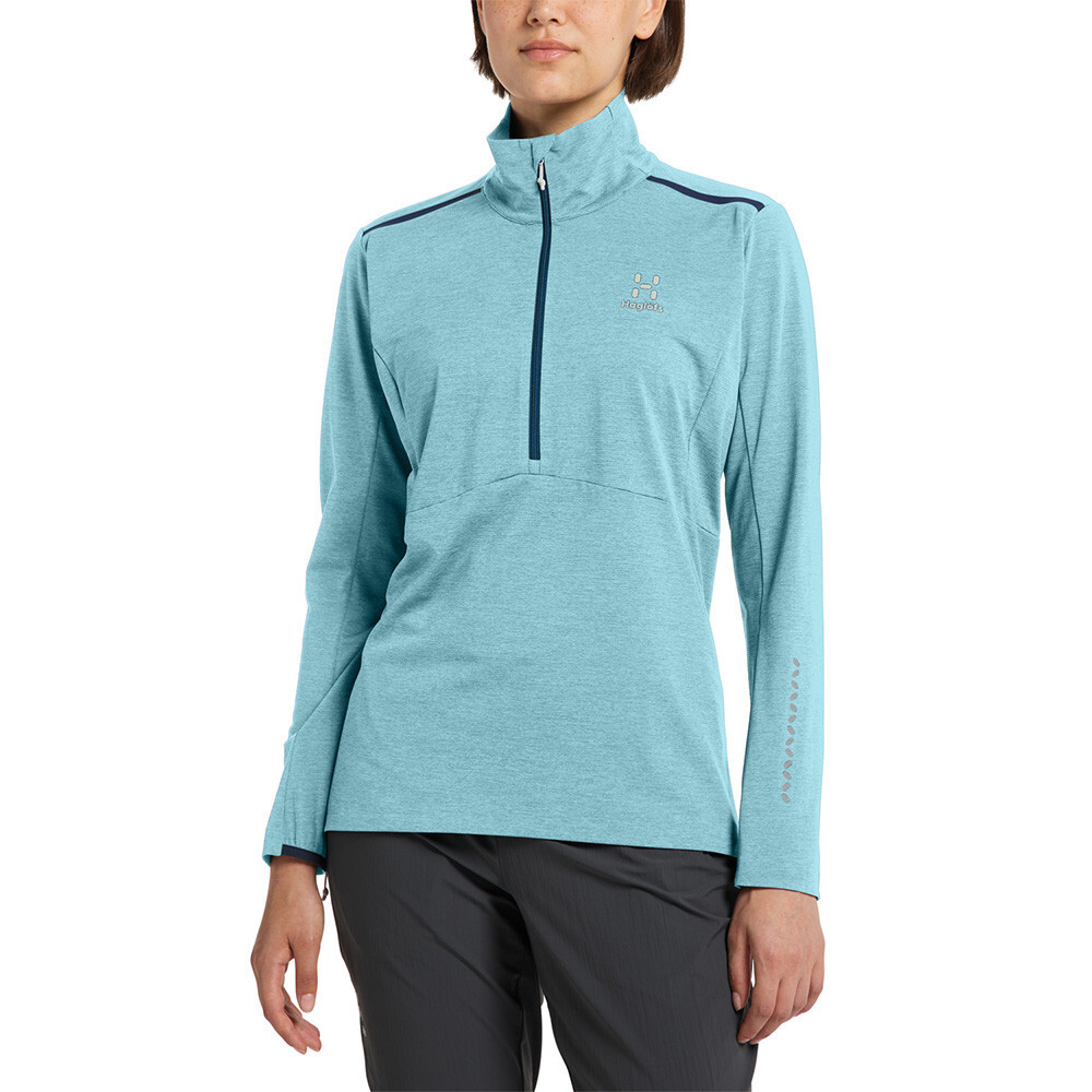 

Спортивный топ Haglofs L.I.M Strive Mid Half-Zip, синий
