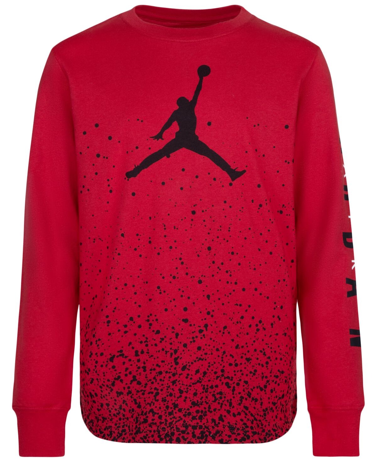 

Футболка с длинными рукавами и омбре в крапинку Big Boys Jordan