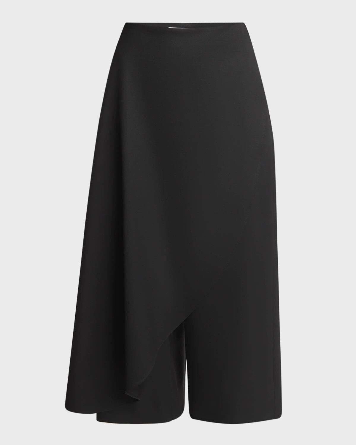 

Шерстяные брюки с драпированной юбкой Alaia, цвет Noir Alaia