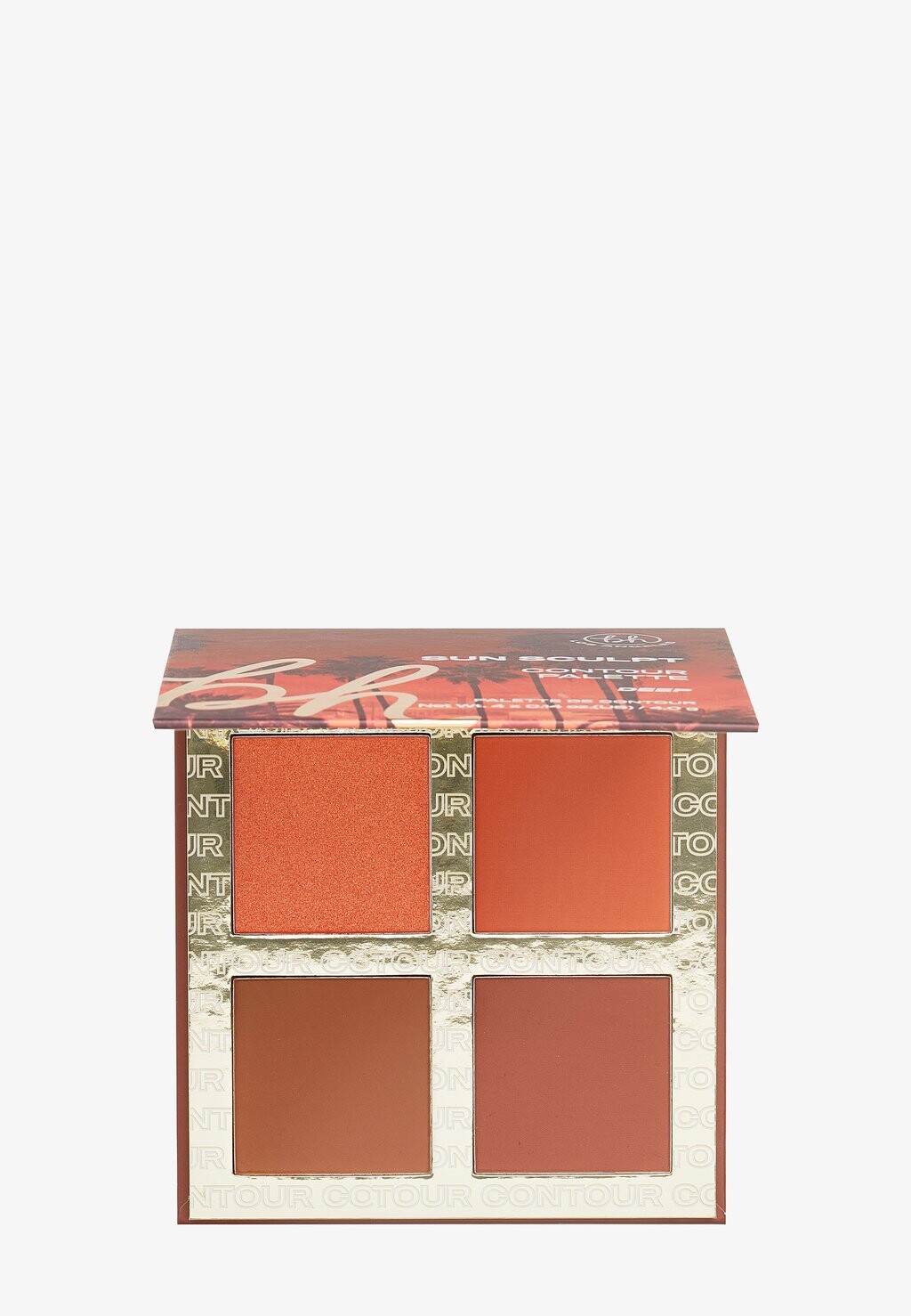 

Контуринг Los Angeles Sun Sculpt Contour Quad Palette BH Cosmetics, цвет deep