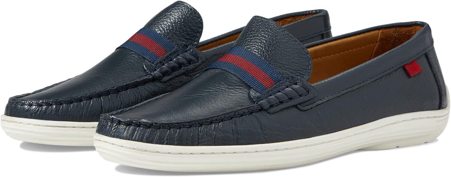 

Лоферы Mulberry Marc Joseph New York, цвет Navy Grainy/White Sole
