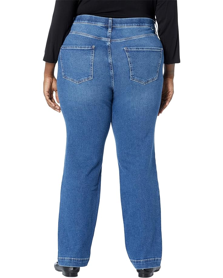 цена Джинсы Jag Jeans Plus Size Valentina High-Rise Straight Leg Pull-On Jeans, цвет Electric Blue