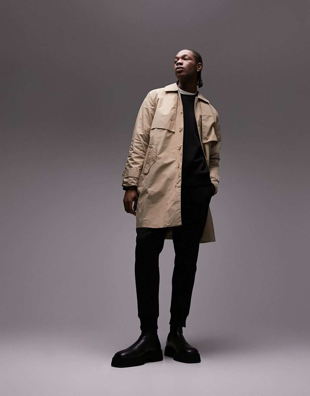 

Тренч Topman с камнем