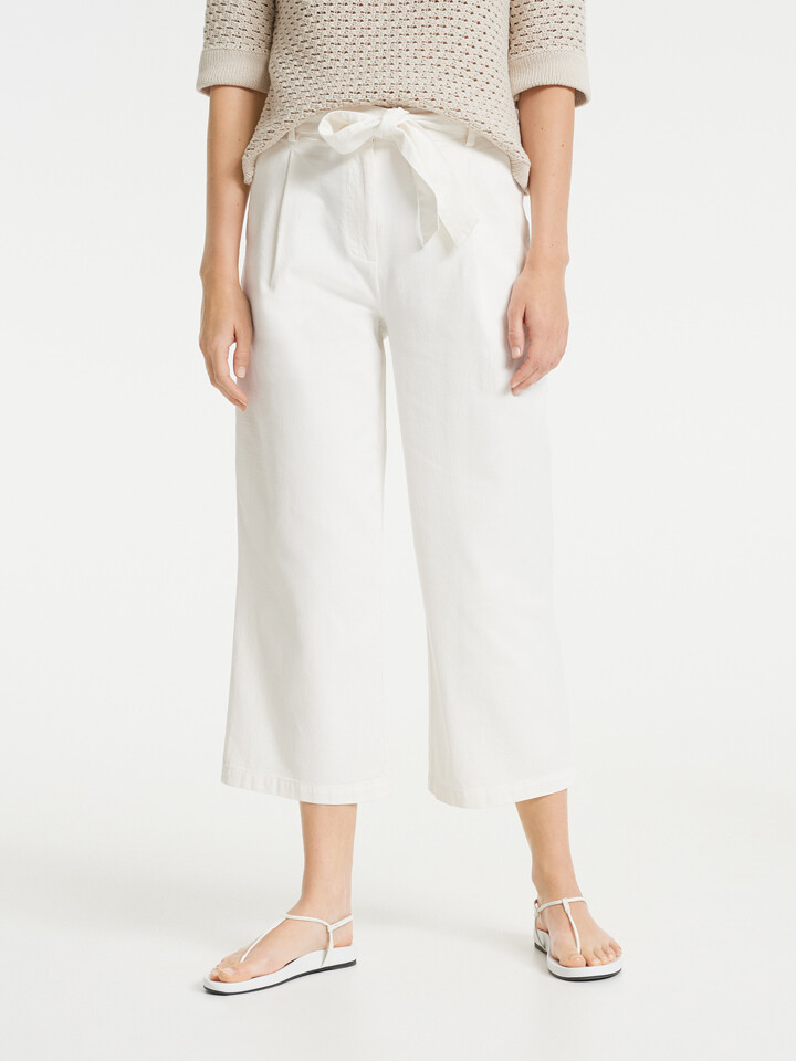 

Брюки OPUS Culotte Mareika, белый