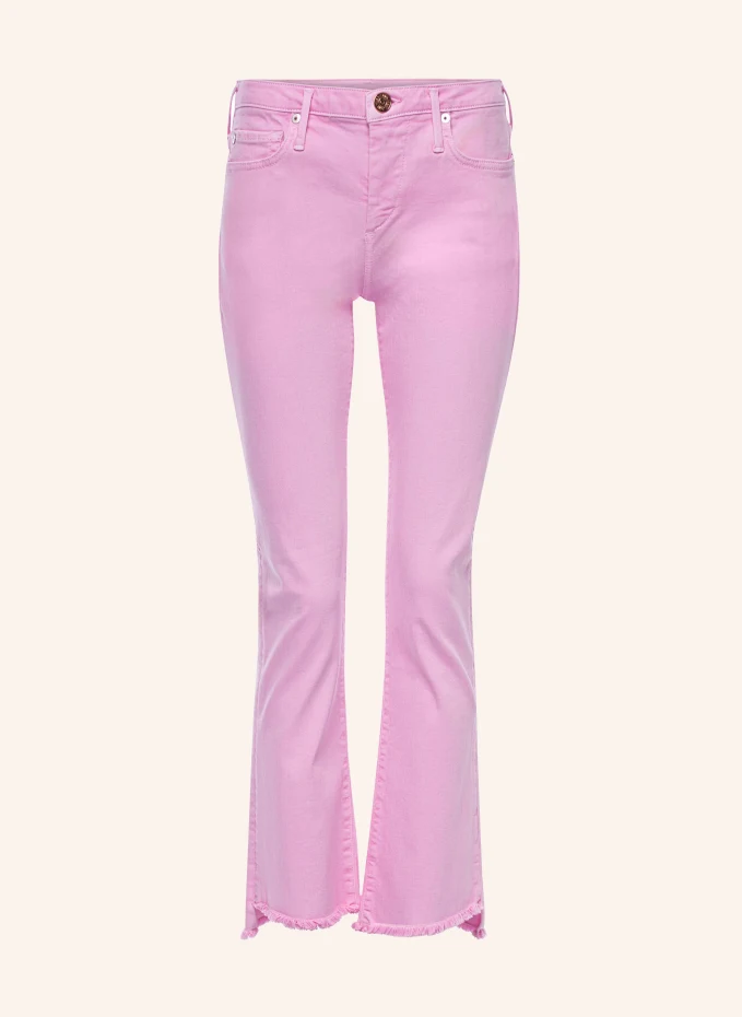 

Джинсы halle kick flare True Religion, розовый
