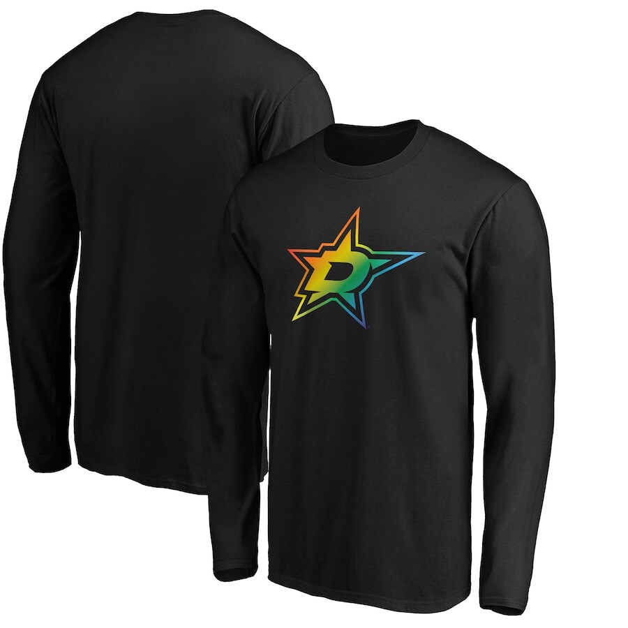 

Футболка с длинным рукавом Fanatics Branded Dallas Stars, черный