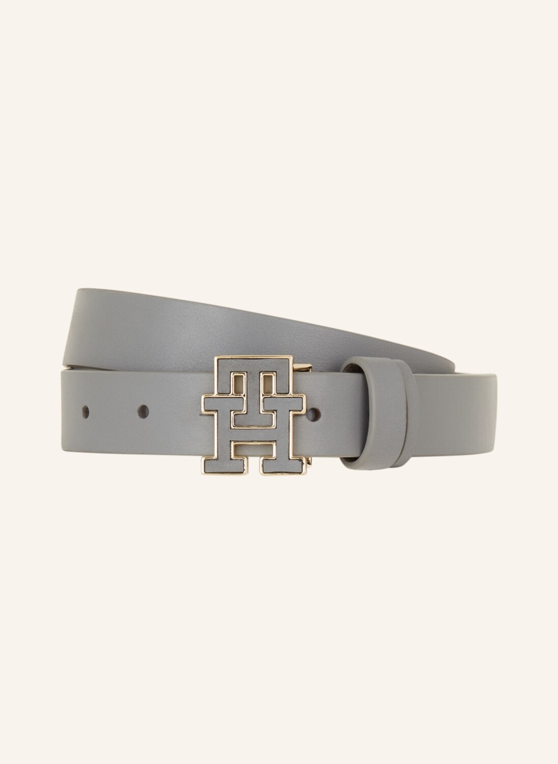 

Кожаный ремень TOMMY HILFIGER, серый
