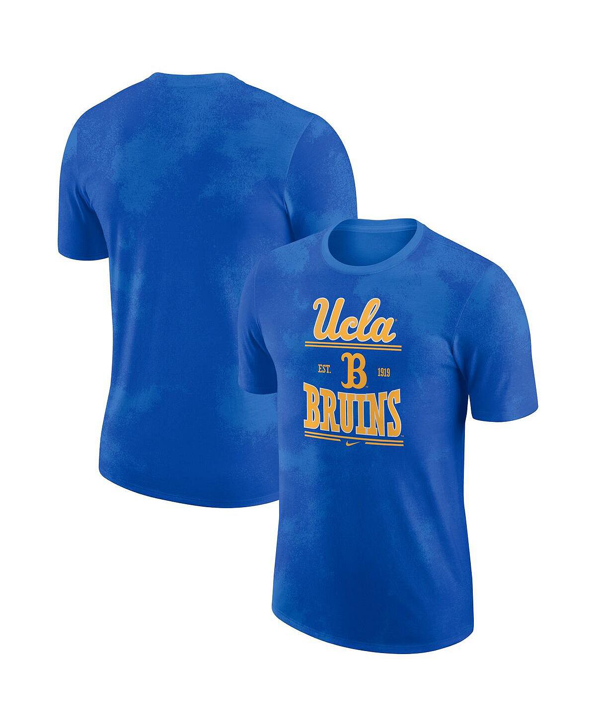 Мужская синяя футболка UCLA Bruins Team Stack Nike