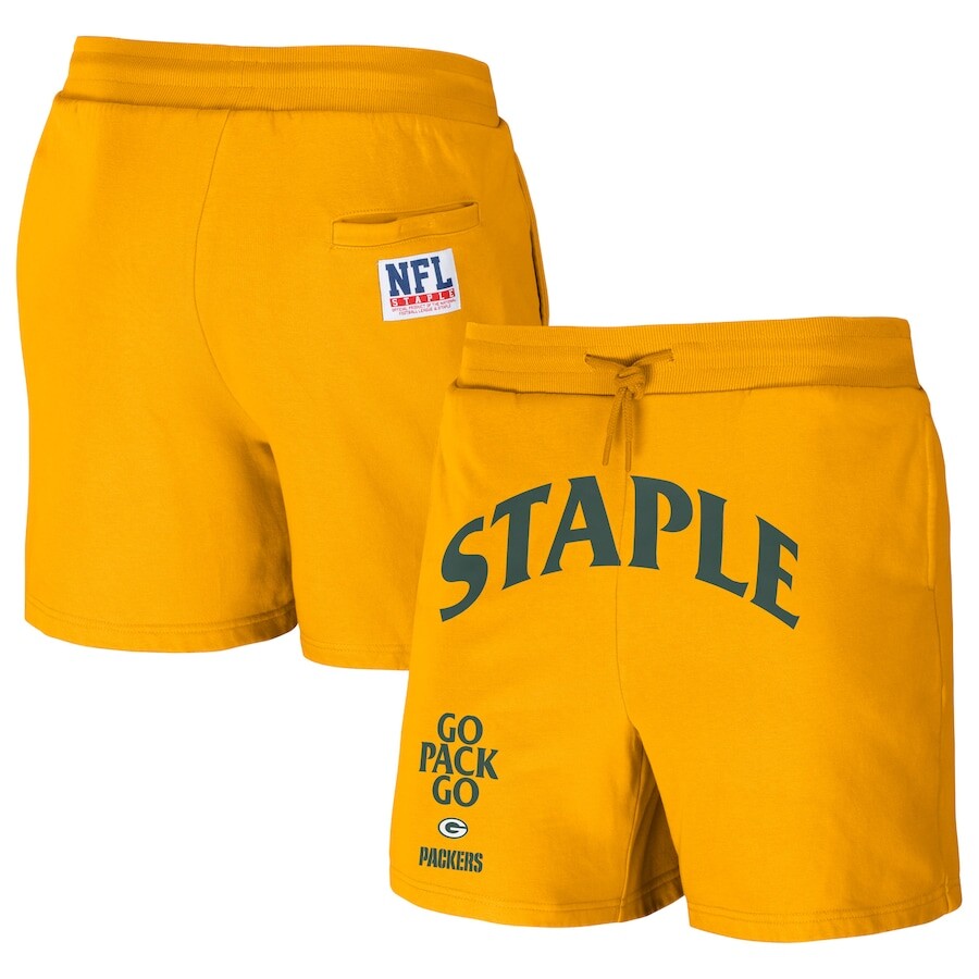 

Шорты Staple Green Bay Packers, золотой