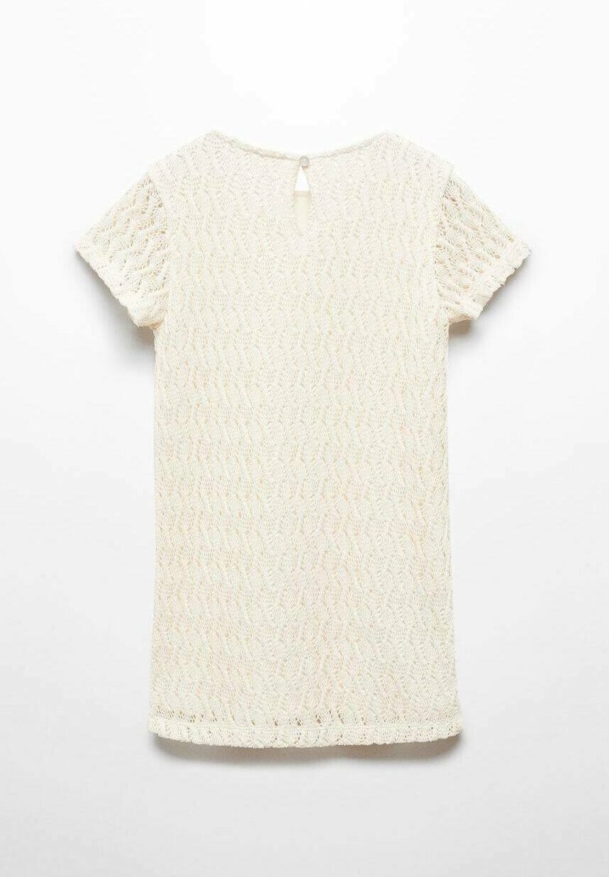 

Трикотажное платье NINA Mango Kids, кремовый