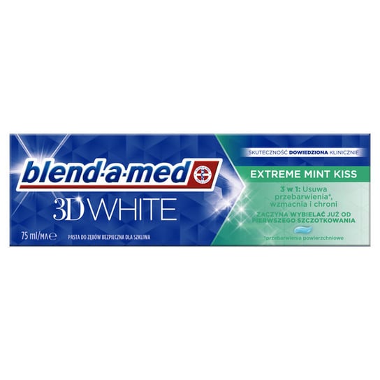 Мл 3D Белая Зубная Паста. Экстра.Мятный Поцелуй /162 Blend/Med 75, Blend-A-Med цена и фото