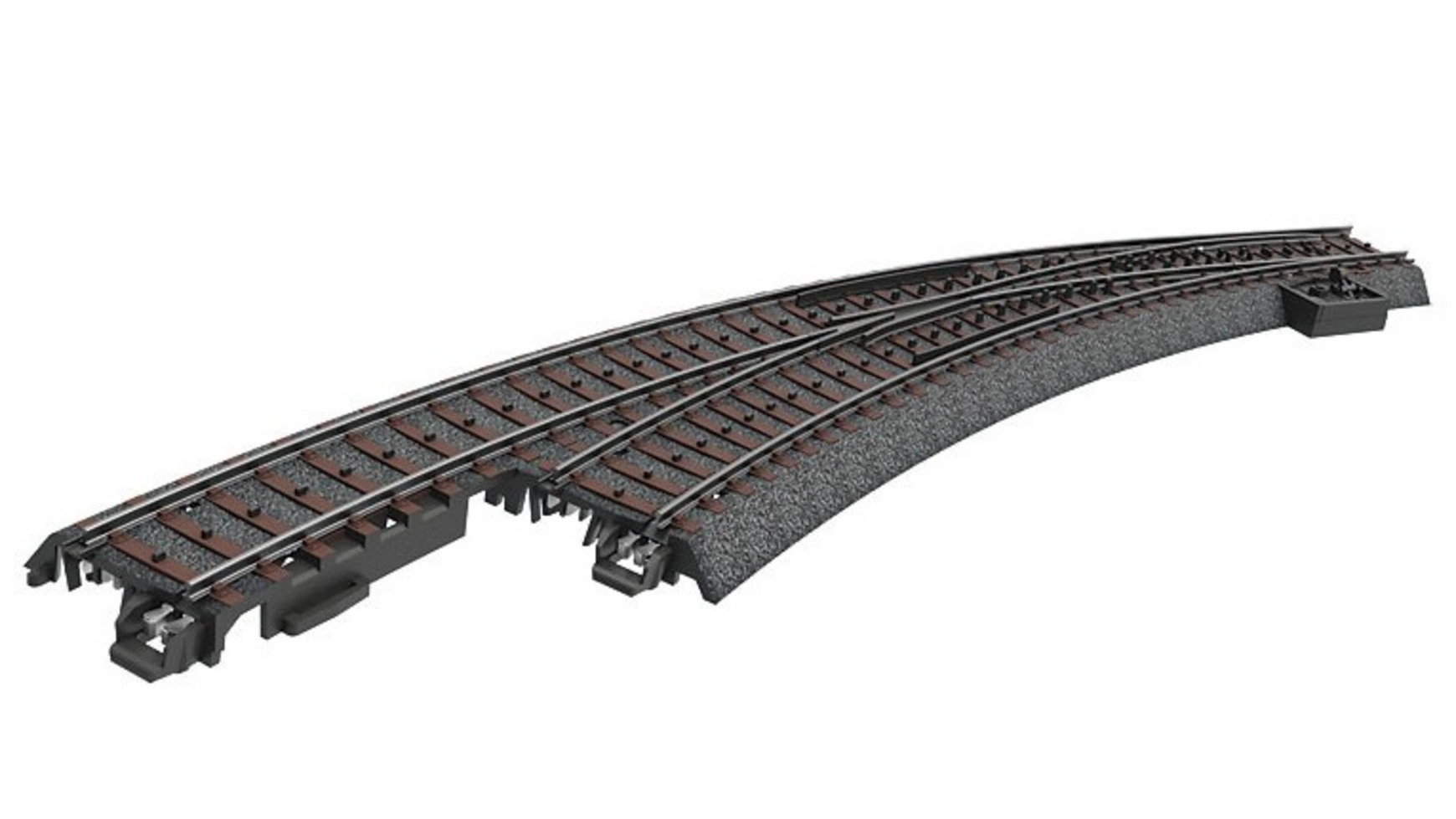 Переключатель изогнутый левый c-track h0 Märklin