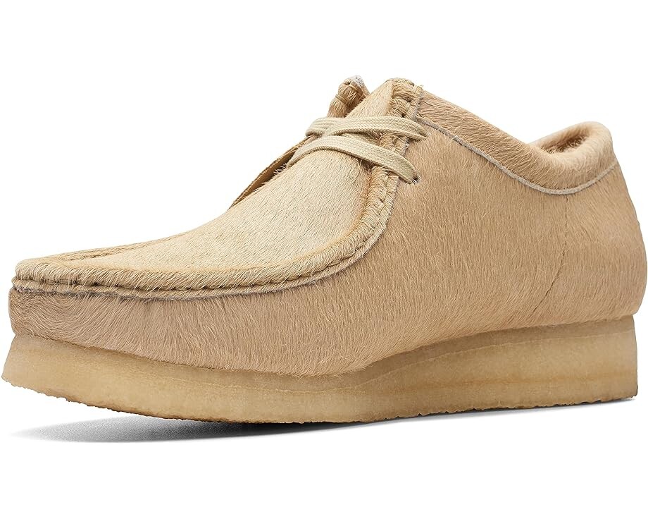 

Оксфорды Clarks Wallabee, цвет Maple Hair On