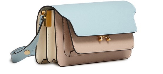 

Горизонтальный чемодан из кожи Safiano. Marni
