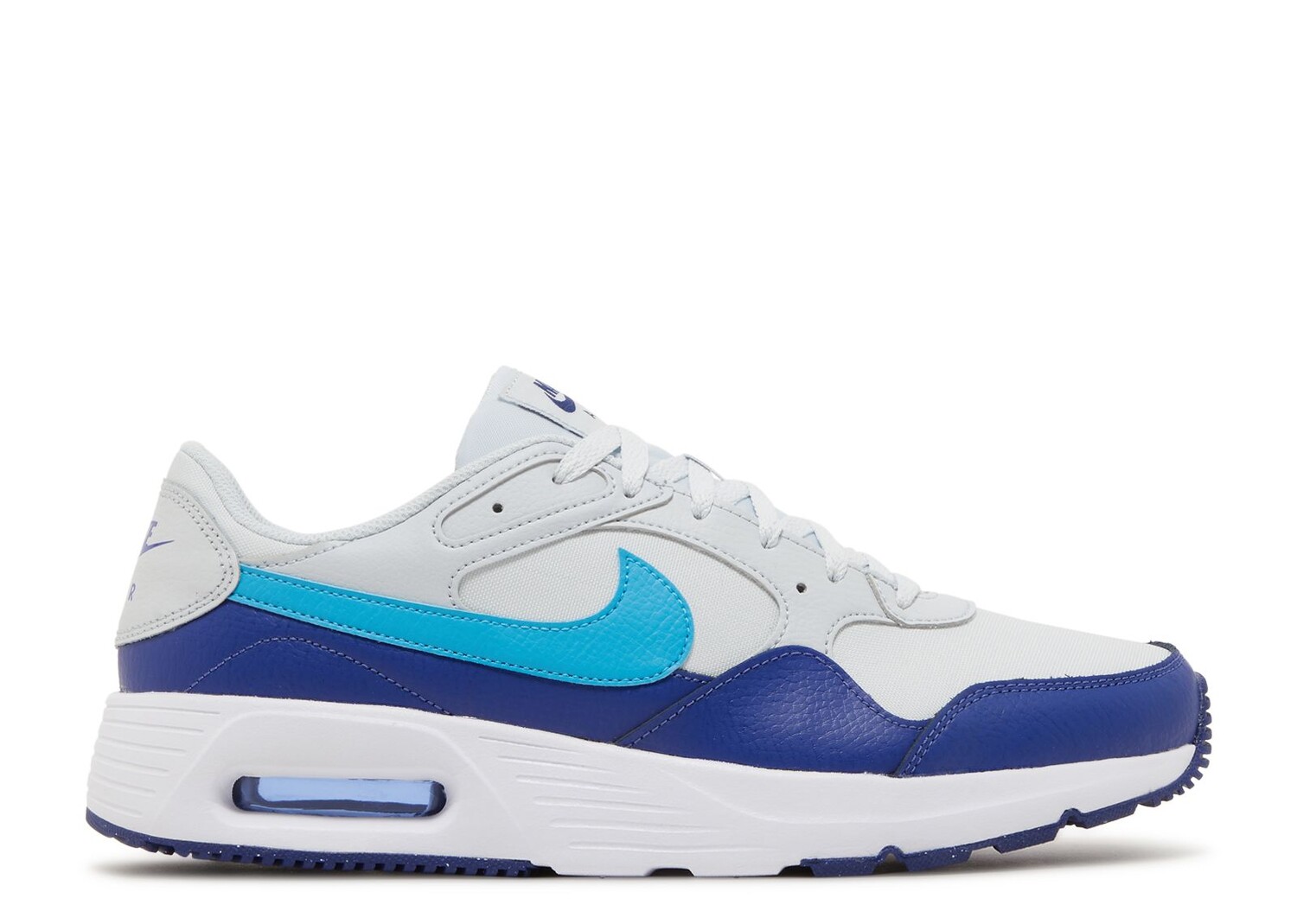 

Кроссовки Nike Air Max Sc 'Pure Platinum Racer Blue', белый, Белый;синий