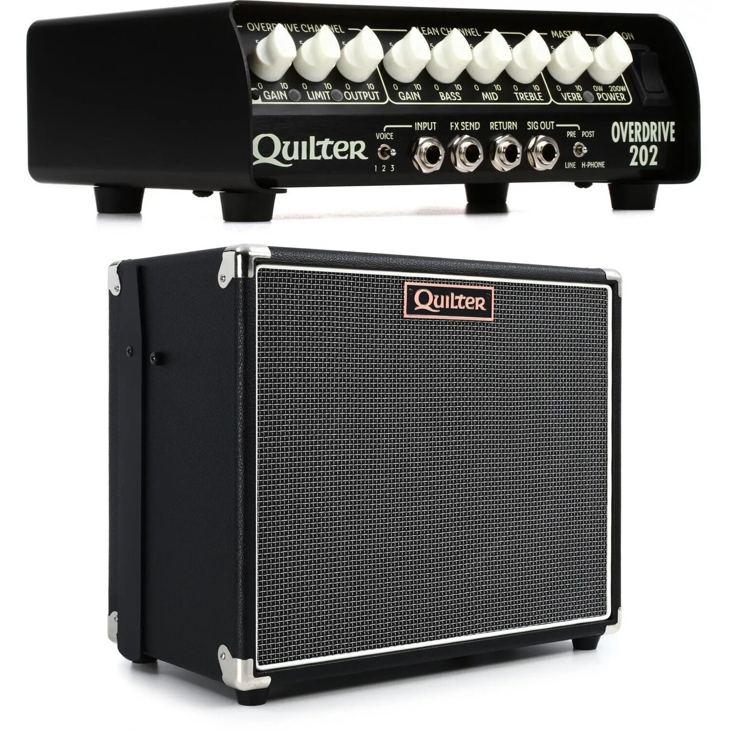 

Головка Quilter Labs Overdrive 202, 200 Вт, с кабинетом 1x12, 250 Вт