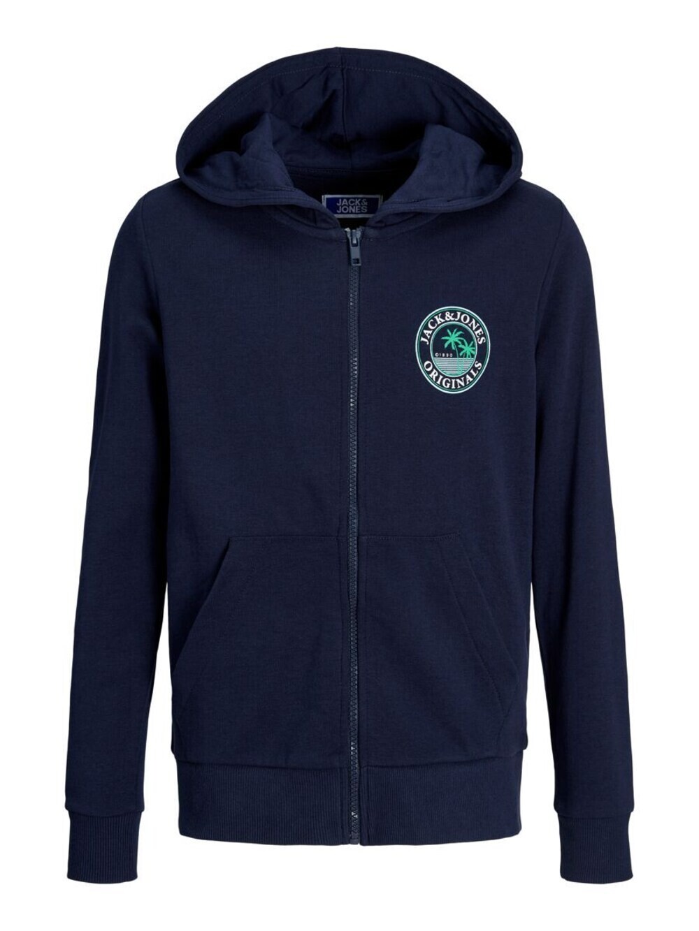 

Толстовка на молнии Jack & Jones Junior, темно-синий