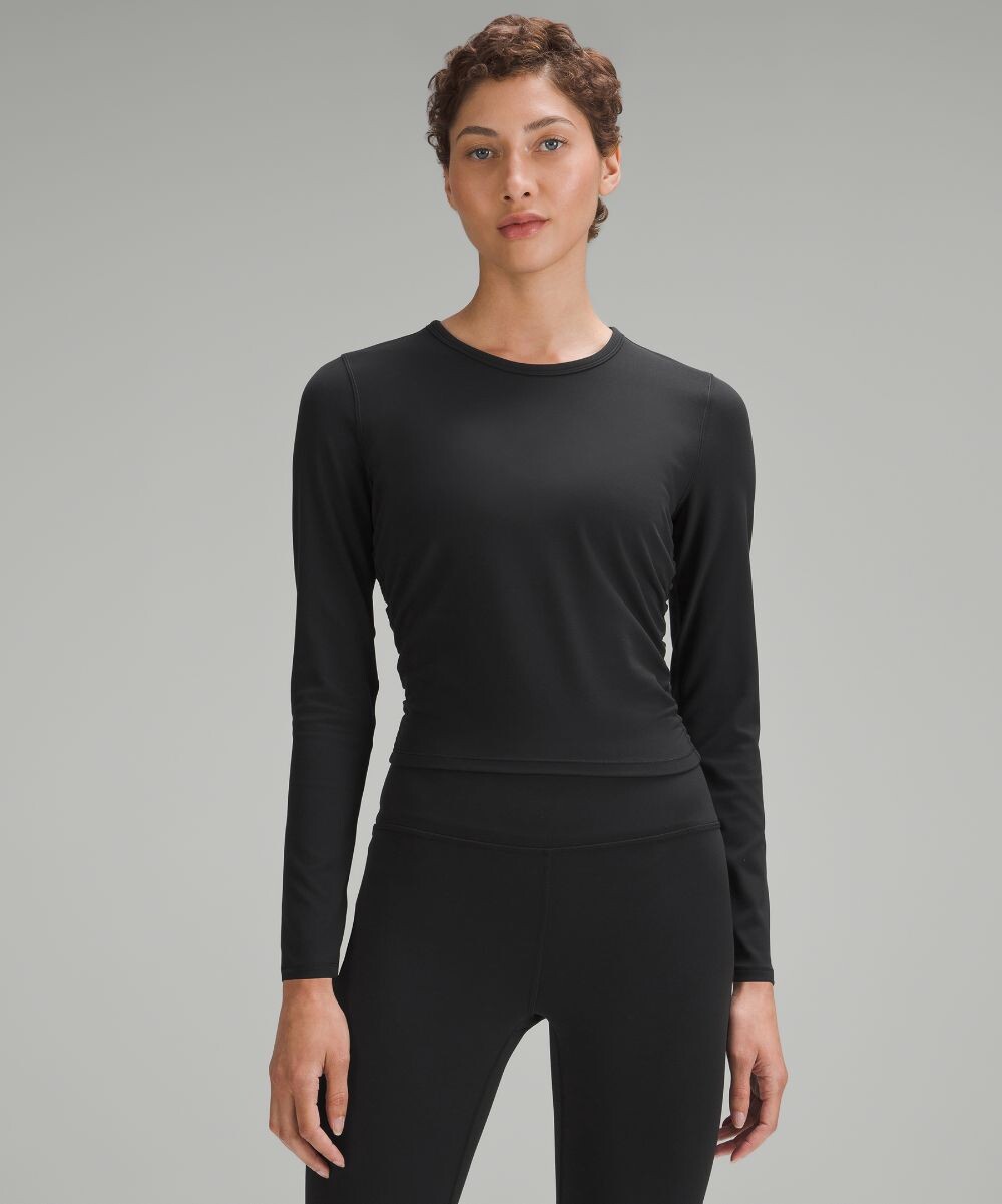 

Рубашка с длинными рукавами All It Takes Nulu Lululemon, черный