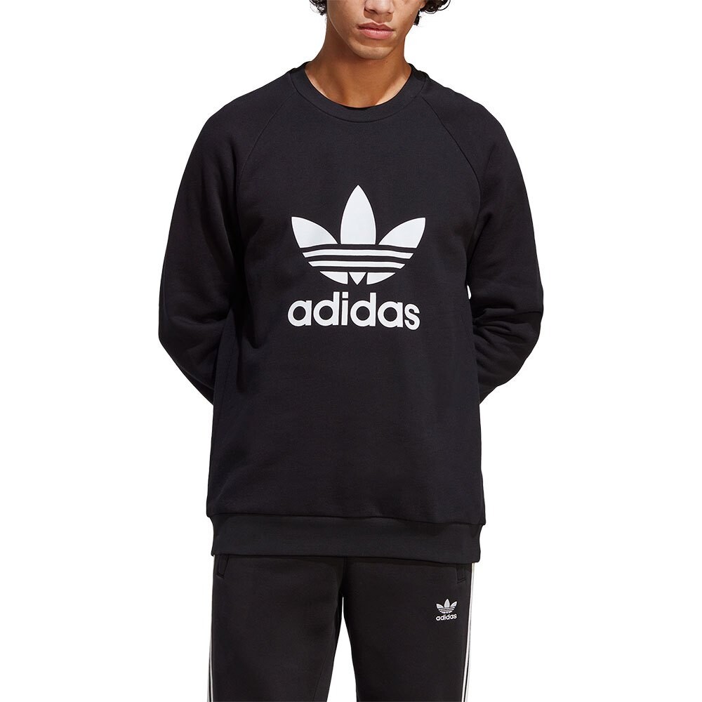 

Толстовка adidas Originals Adicolor Classics Trefoil Crewneck, черный