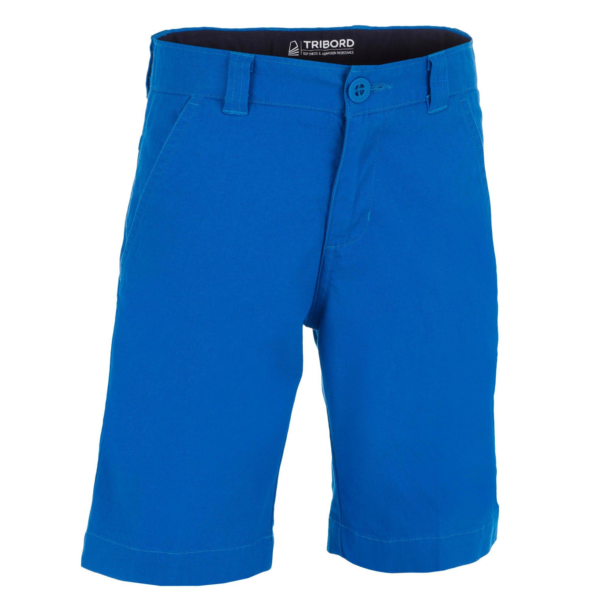 Парусные шорты-бермуды для мальчиков Decathlon Sailing 100 — яркие Tribord, синий