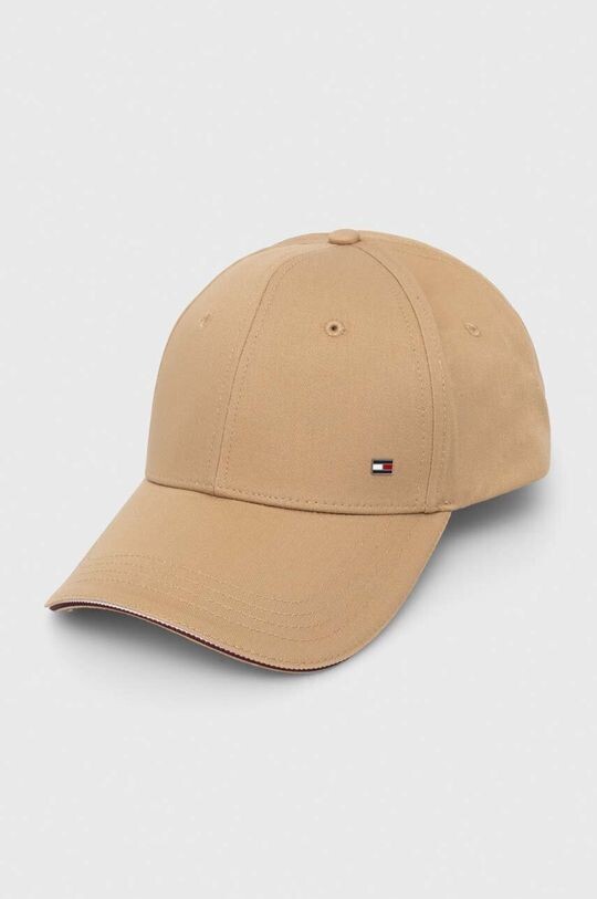 

Хлопковая бейсболка Tommy Hilfiger, бежевый