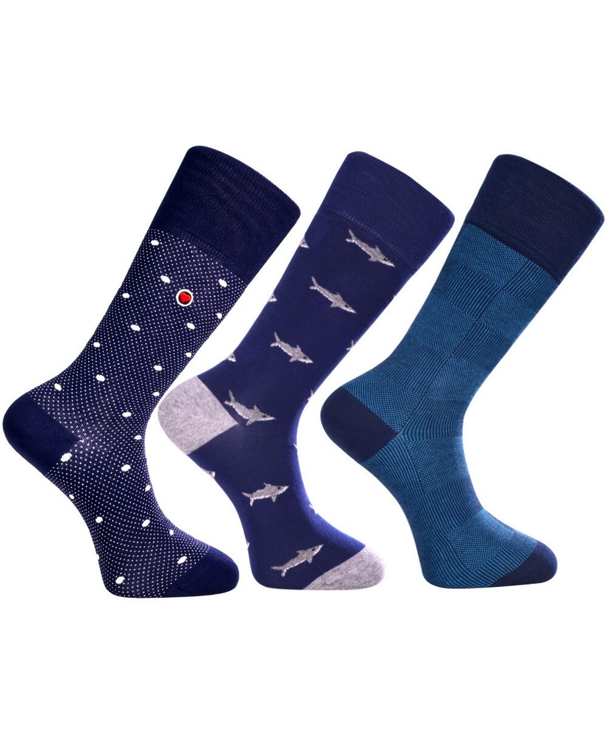 цена Мужские роскошные классические носки до середины икры с бесшовным дизайном носка Atlantic Bundle, 3 шт. Love Sock Company