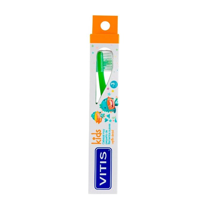 Зубная щетка Cepillo de Dientes Kids Vitis, 1 unidad зубная щетка cepillo de dientes con carbón activado beauty formulas multicolor