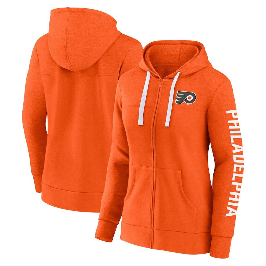 

Толстовка на молнии Fanatics Branded Philadelphia Flyers, оранжевый