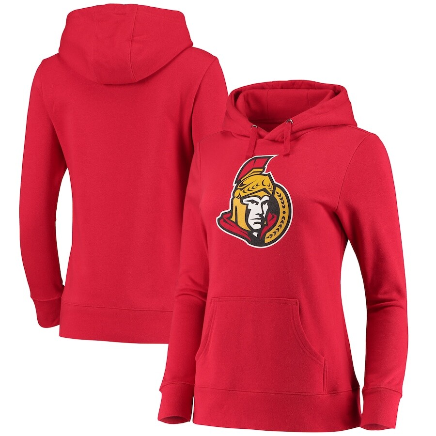 

Пуловер с капюшоном Fanatics Branded Ottawa Senators, красный