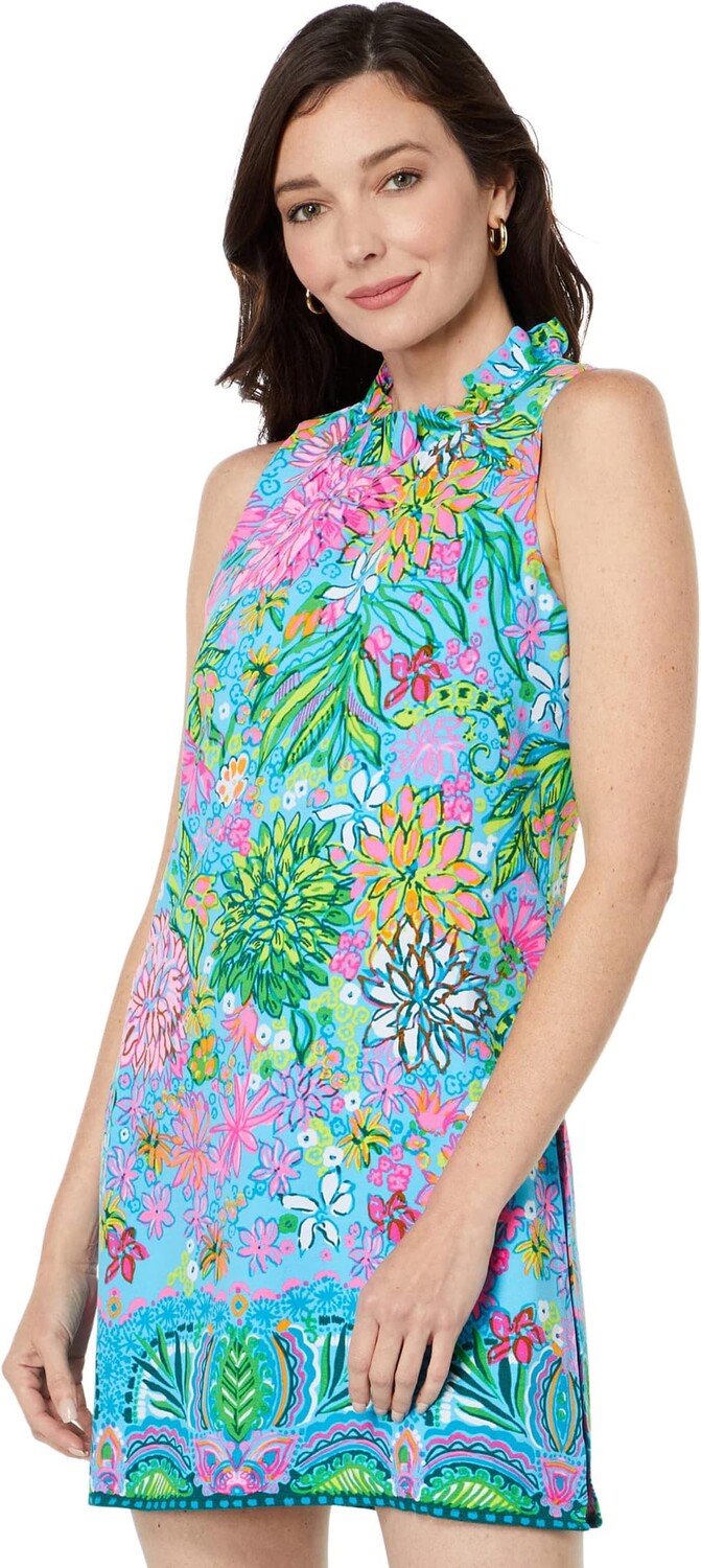 

Адалина Комбинезон Lilly Pulitzer, цвет Seabreeze Blue Walking On Sunshine Engineered