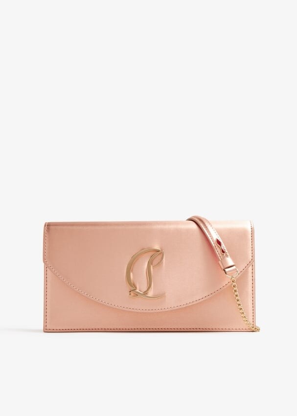 

Клатч Christian Louboutin Loubi54, розовый