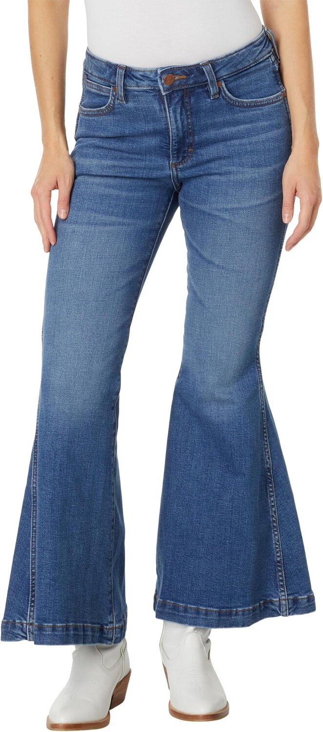 

Джинсы Retro Premium Green Jeans Trumpet Flare in Ginny Wrangler, цвет Ginny