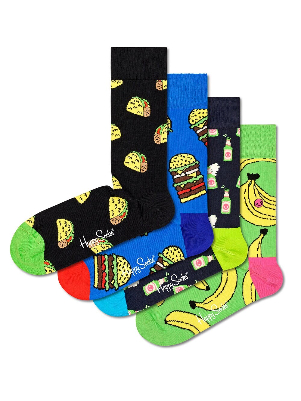 

Носки Happy Socks, королевский синий/светло-зеленый/черный