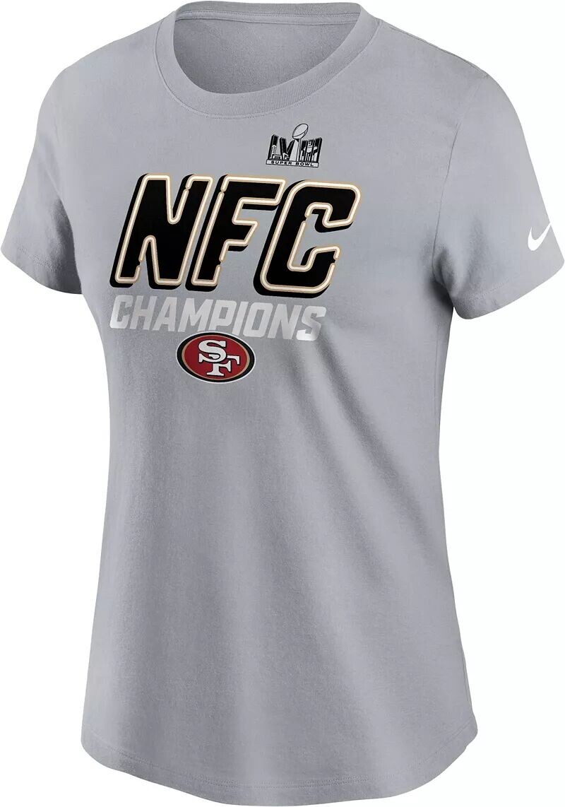

Женская футболка Nike NFC Conference Champions 2024 San Francisco 49ers Iconic