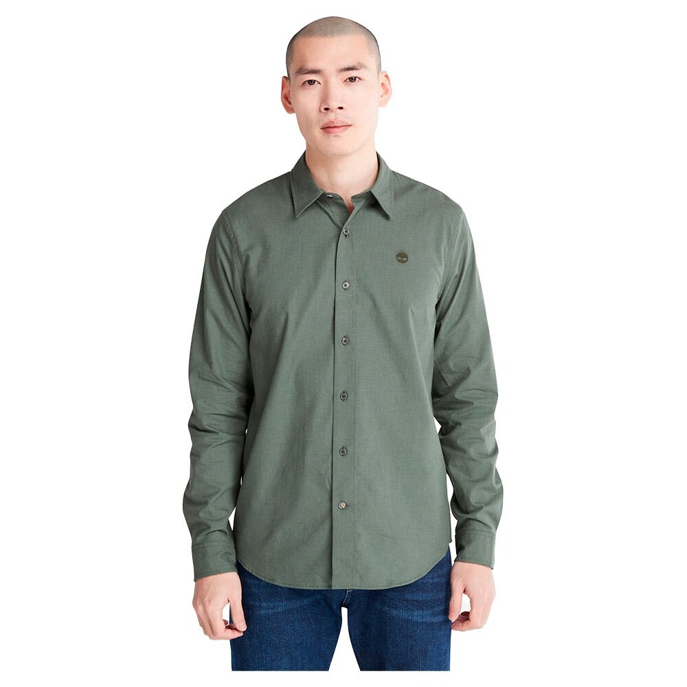 

Рубашка с длинным рукавом Timberland Light Flannel, зеленый