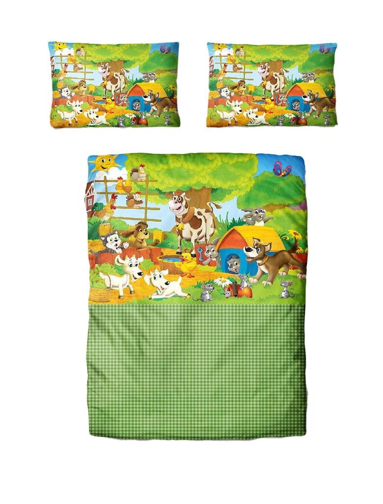 

Детское постельное белье Dream Castle Renforcee - Farm Animals 100 x 135 см Farm Animals Traumschloss