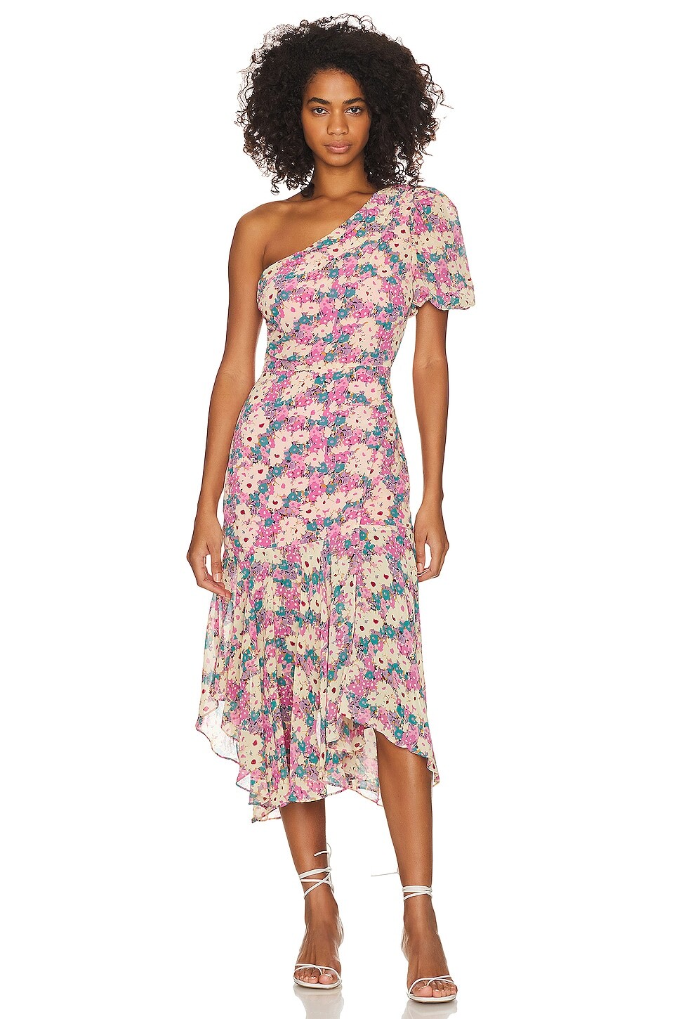 

Платье ASTR the Label Santorini, цвет Pink & Black Floral