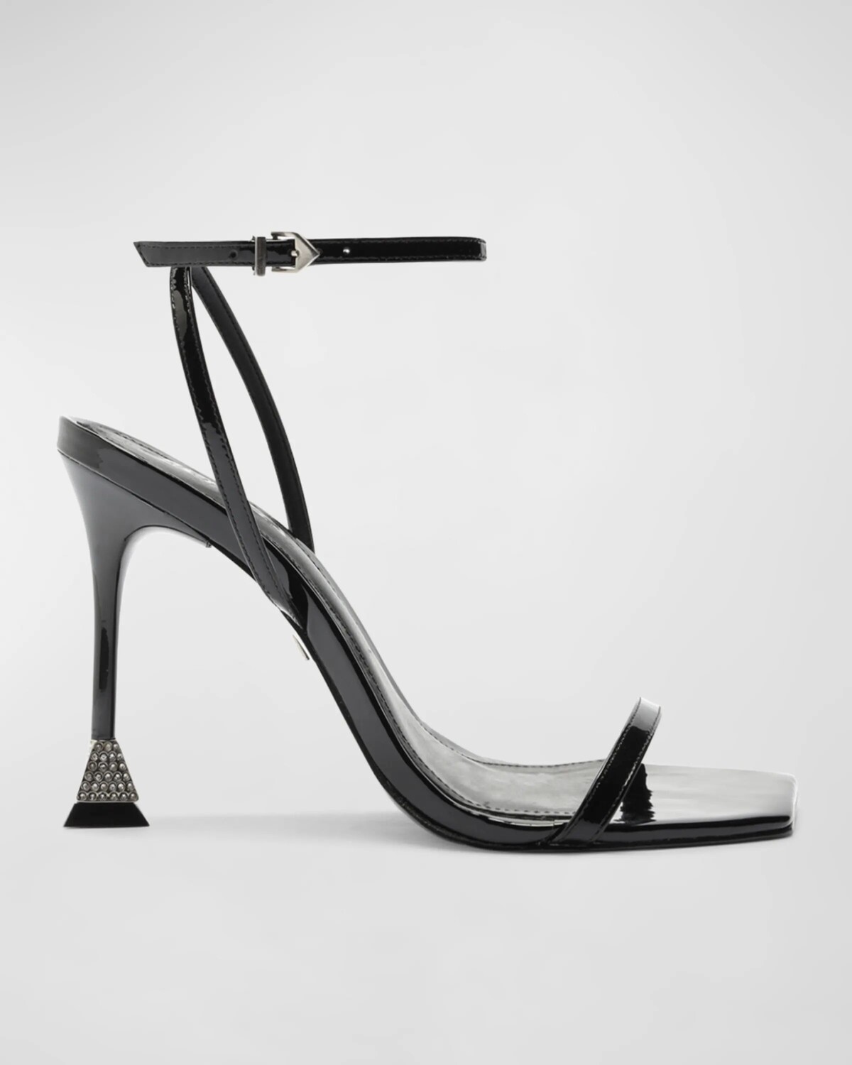

Сандалии Joanna из лакированной кожи на шпильке Schutz, цвет Black